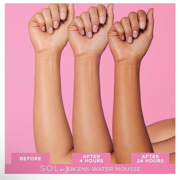 SOL by Jergens NEW Sunless Tanning Water Mousse Color Medium Summer Tan ☀️ - Picture 3 of 4